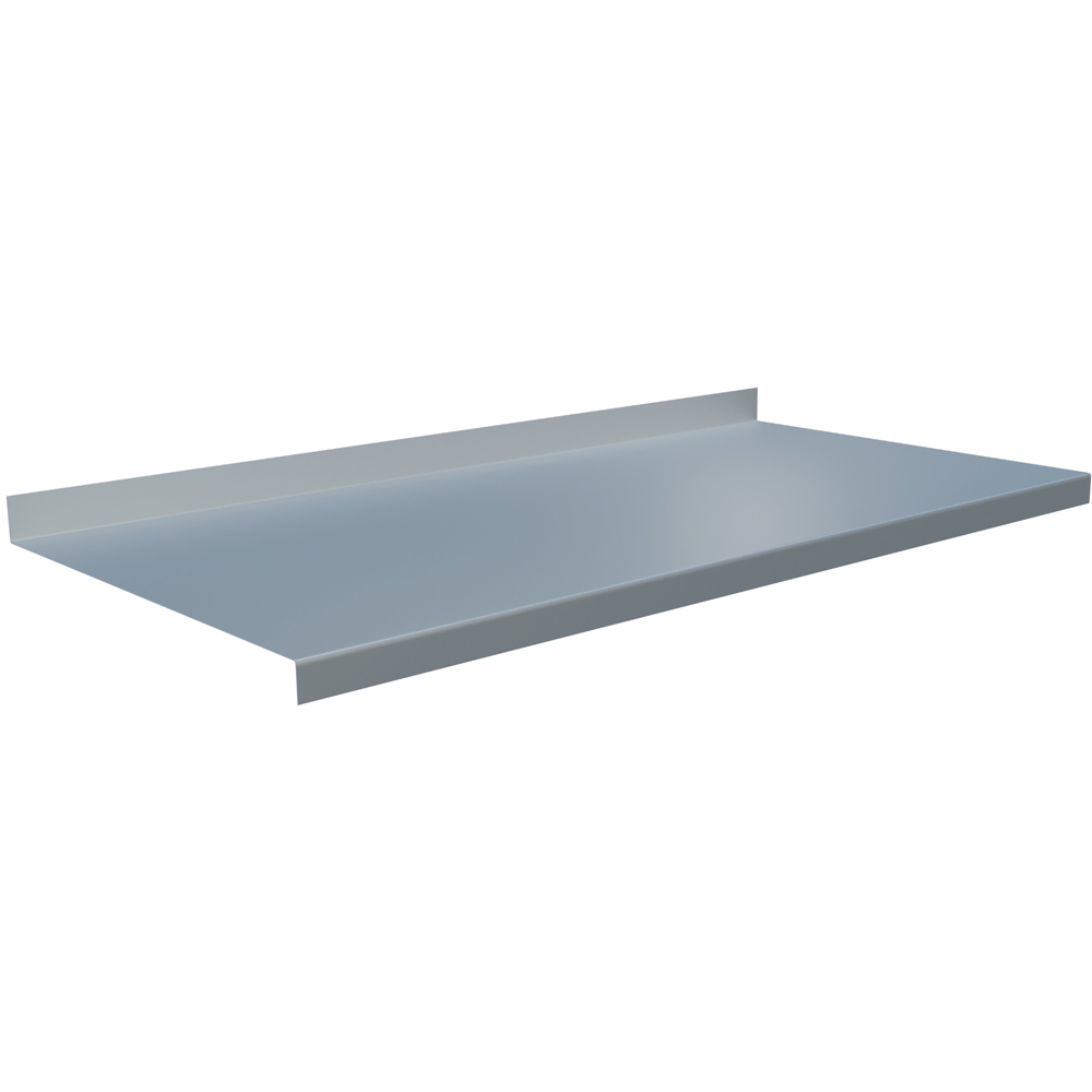 Glaf exterior SMART RAL 9010, otel, 150 x 17.5 cm, alb