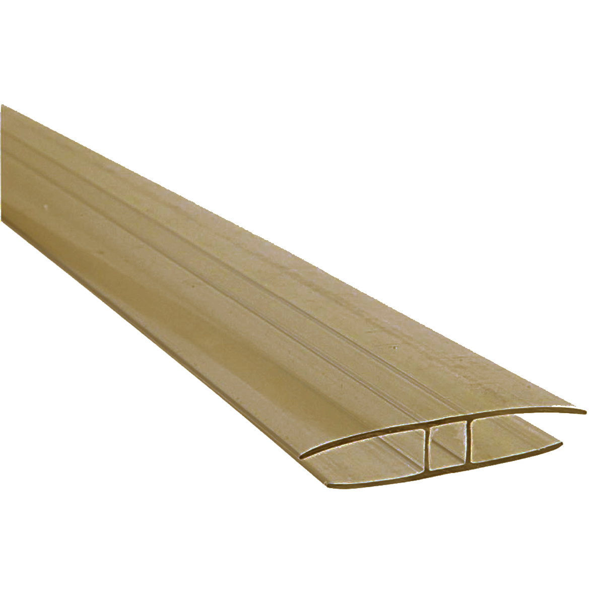 Profil policarbonat, 300 cm, 4 mm, LPH Bronz