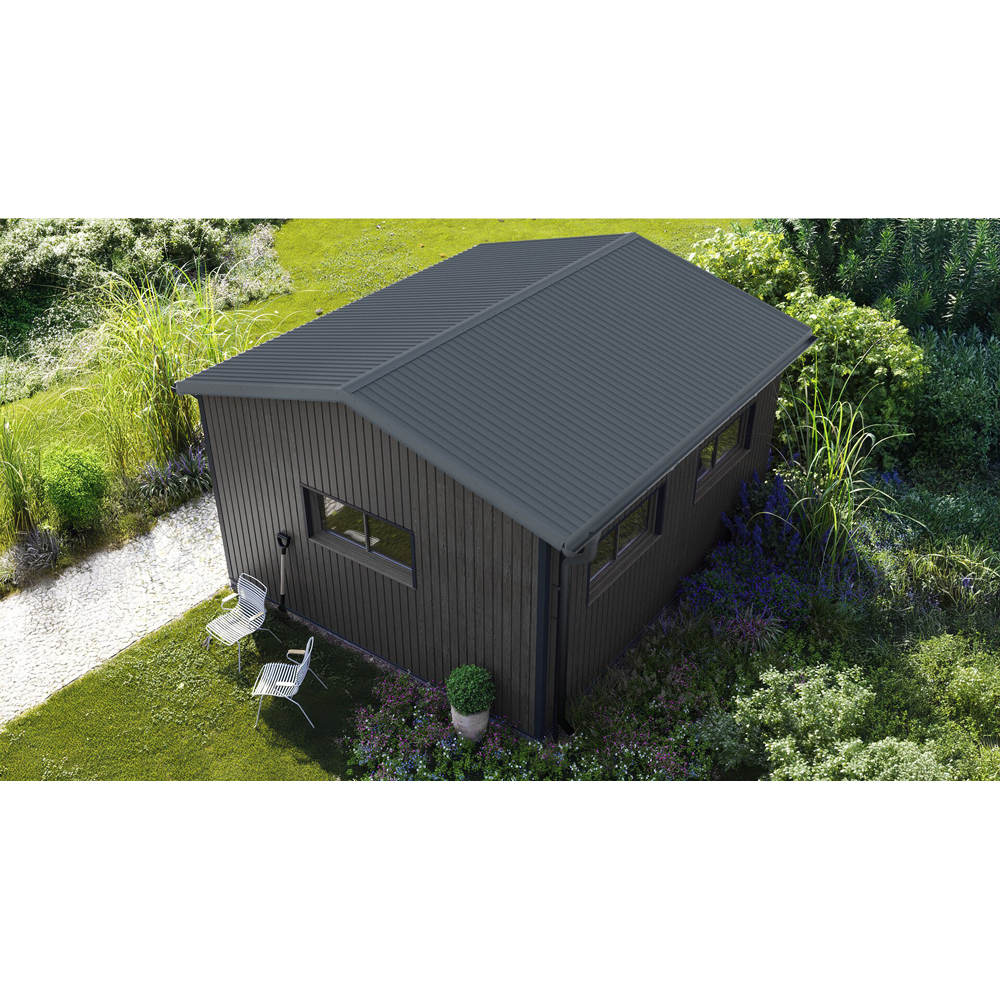 Tabla cutata H12 SMART, 0.4 mm, 1.142 x 2 m, gri, RAL 7016 mat