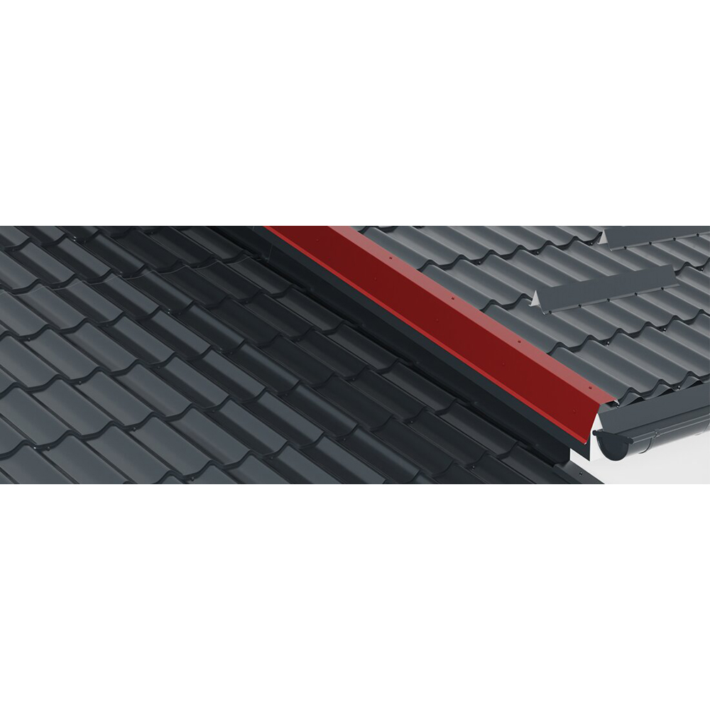 Cornier margine RAL 7016 SMART, 208 mm x 0.4 mm, 2 m, gri