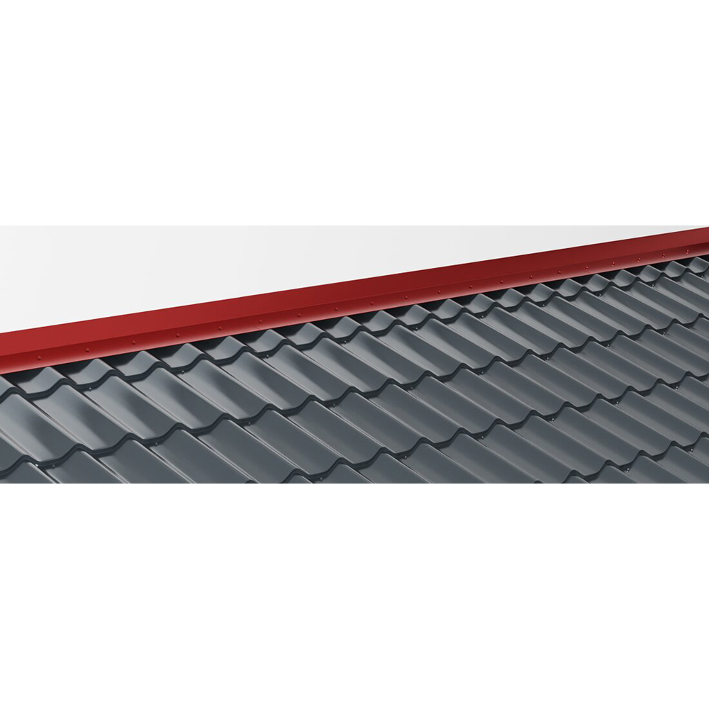 Cornier calcan RAL 9005 SMART, 208 mm x 0.4 mm, 2 m, negru