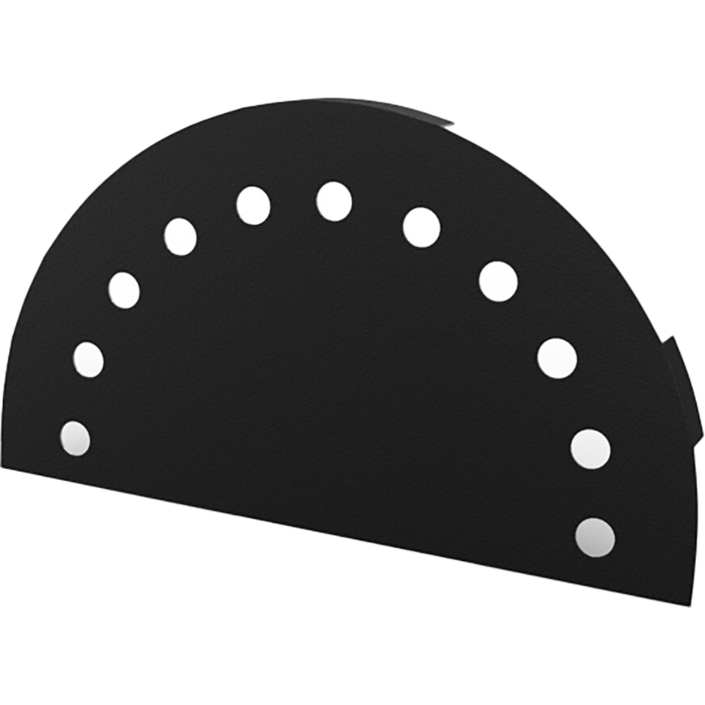Capac coama SMART, 23.5 x 1205 mm, grosime 0.4 mm, RAL 9005, negru