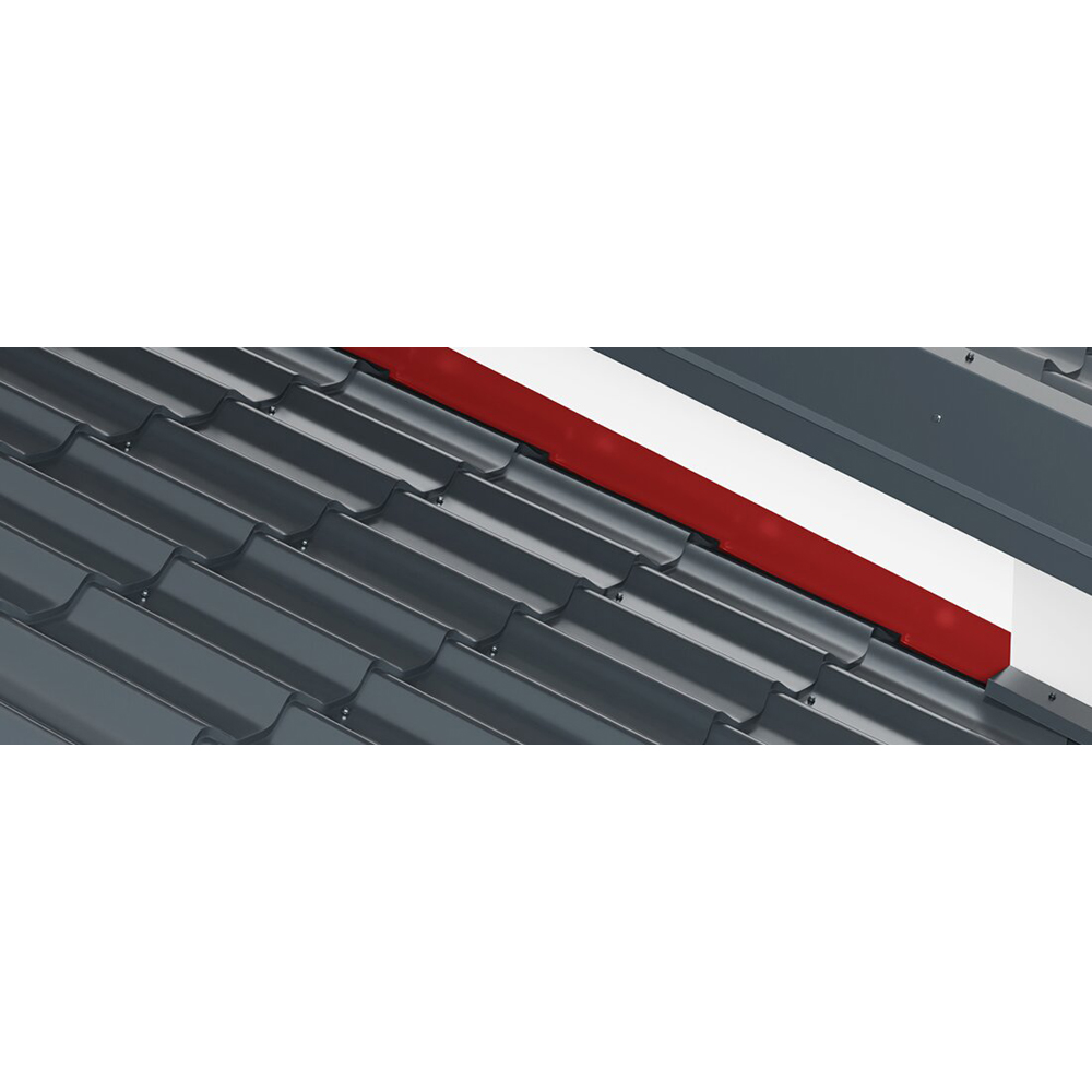 Dolie perete SMART, 200 x 25 cm, grosime 0.4 mm, RAL 9005, negru