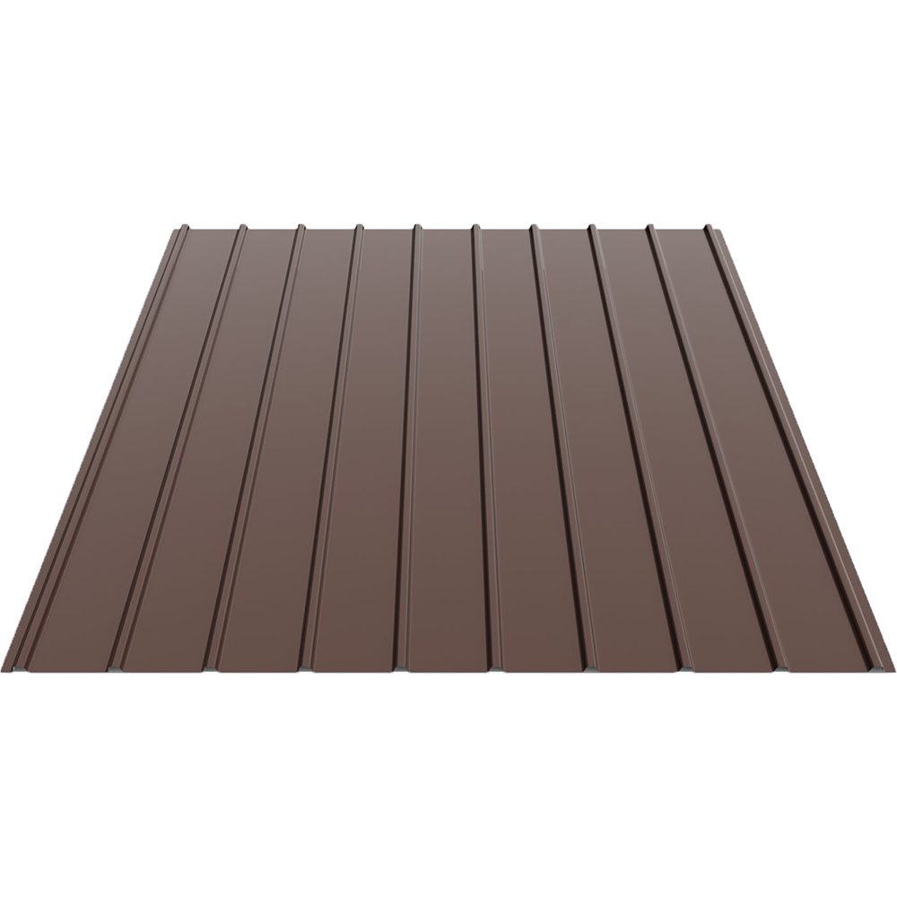 Tabla cutata H12 SMART, 0.4 mm, 2 x 1.142 m, maro, RAL 8017 Lucios Smart