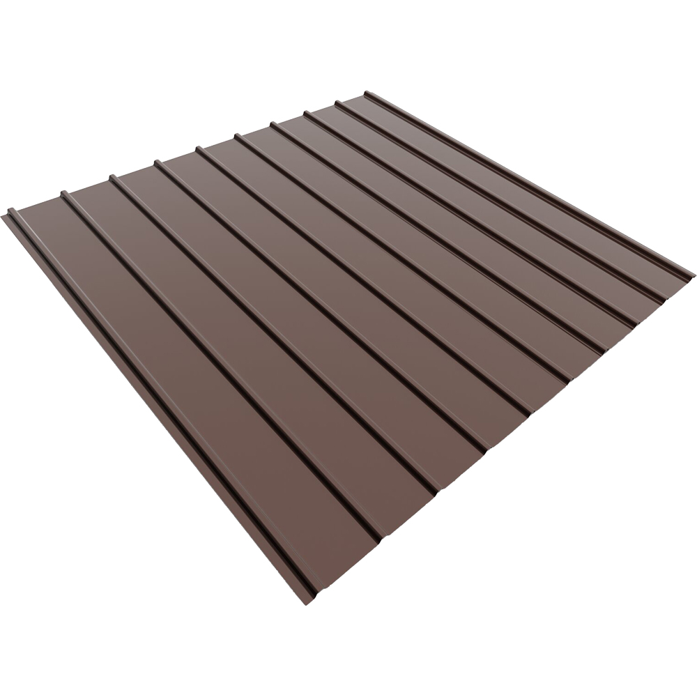 Tabla cutata H12 SMART, 0.4 mm, 2 x 1.142 m, maro, RAL 8017 Lucios Smart