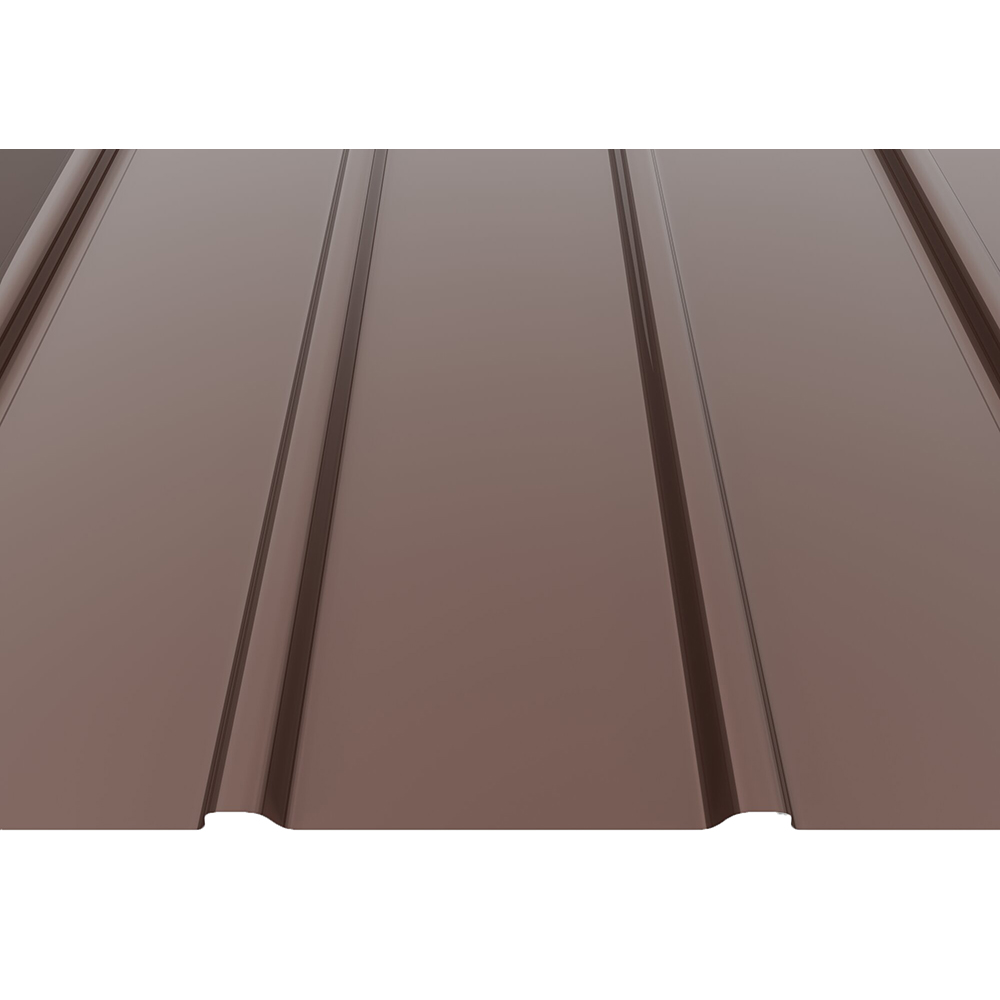 Tabla cutata H12 SMART, 0.4 mm, 2 x 1.142 m, maro, RAL 8017 Lucios Smart