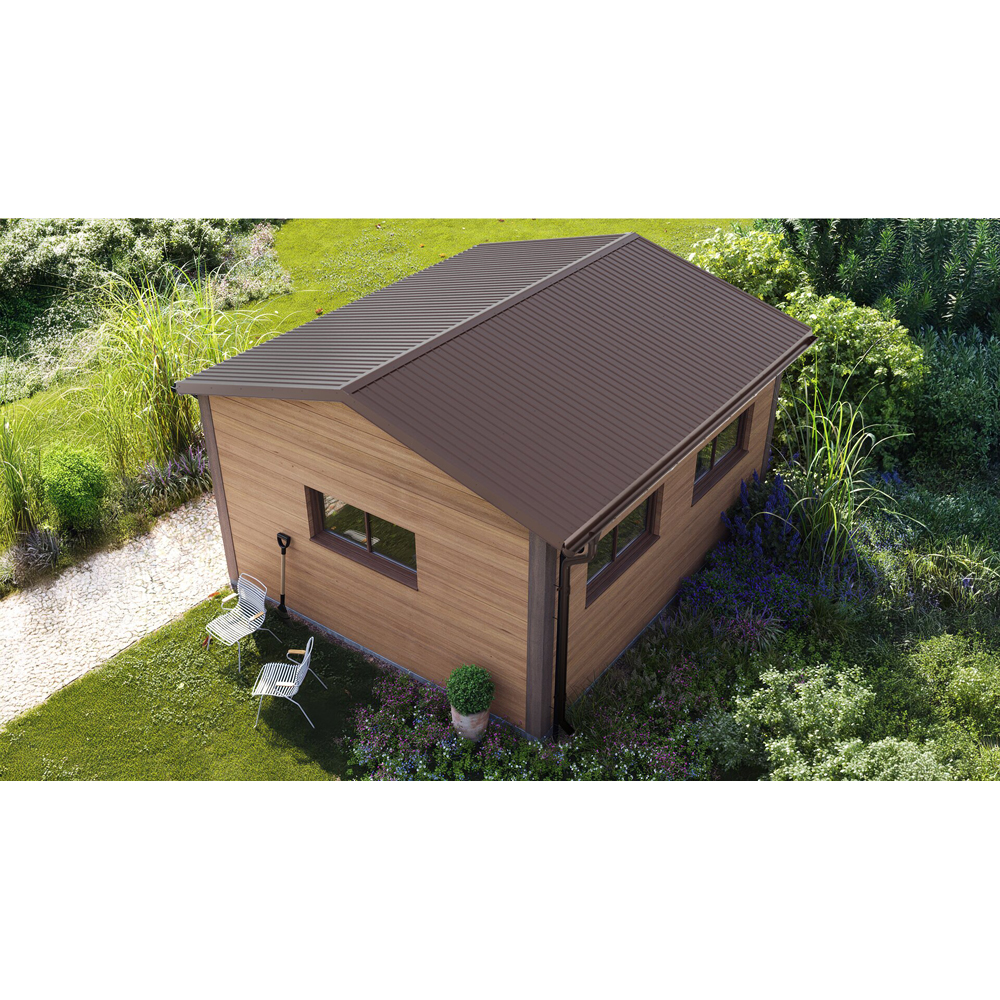 Tabla cutata H12 SMART, 0.4 mm, 2 x 1.142 m, maro, RAL 8017 Lucios Smart