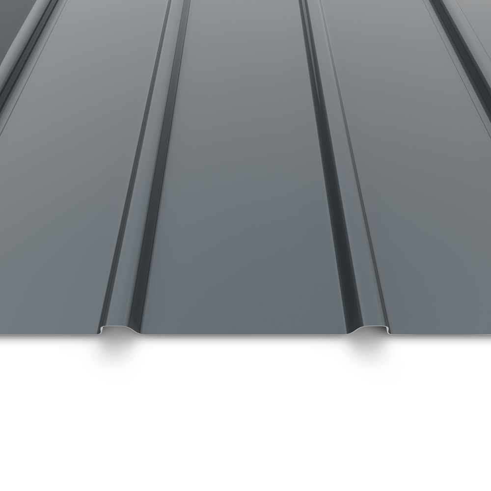 Tabla cutata H12 SMART, 0.4 mm, 2 x 1.142 m, gri, RAL 7016 Lucios Smart