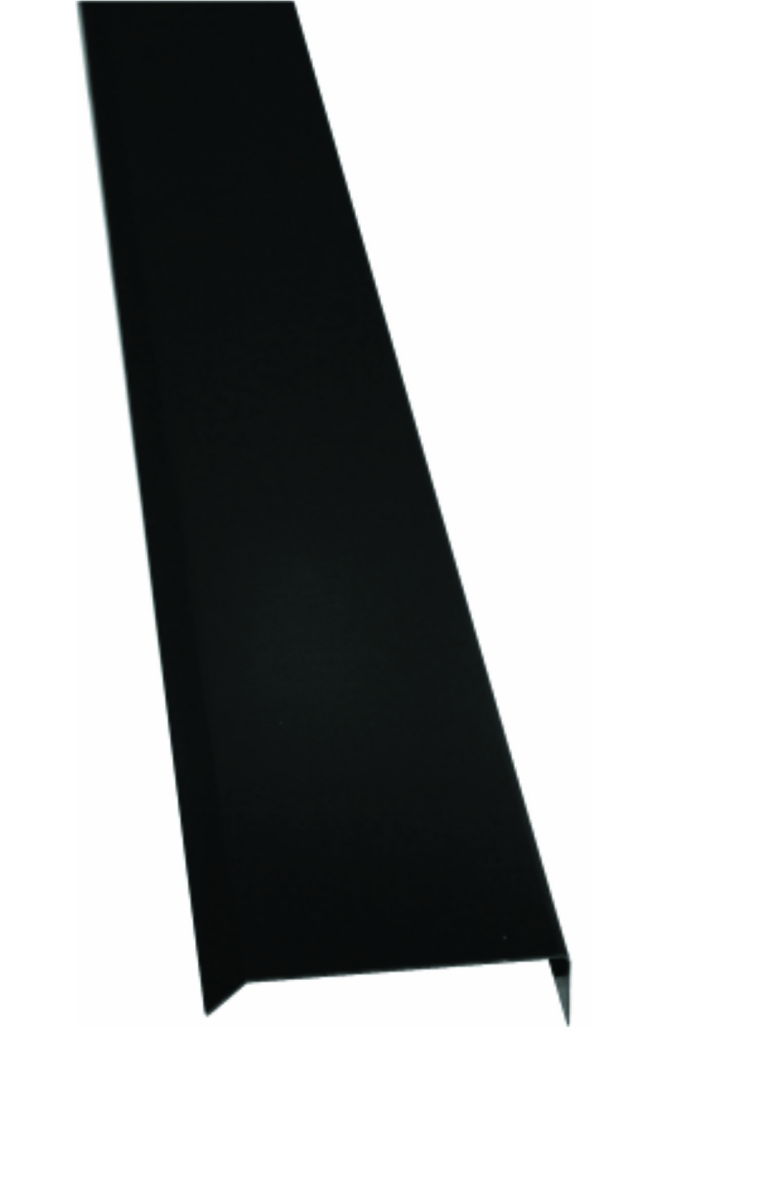 Cornier margine cu colector apa, 2 m, RAL9005, negru