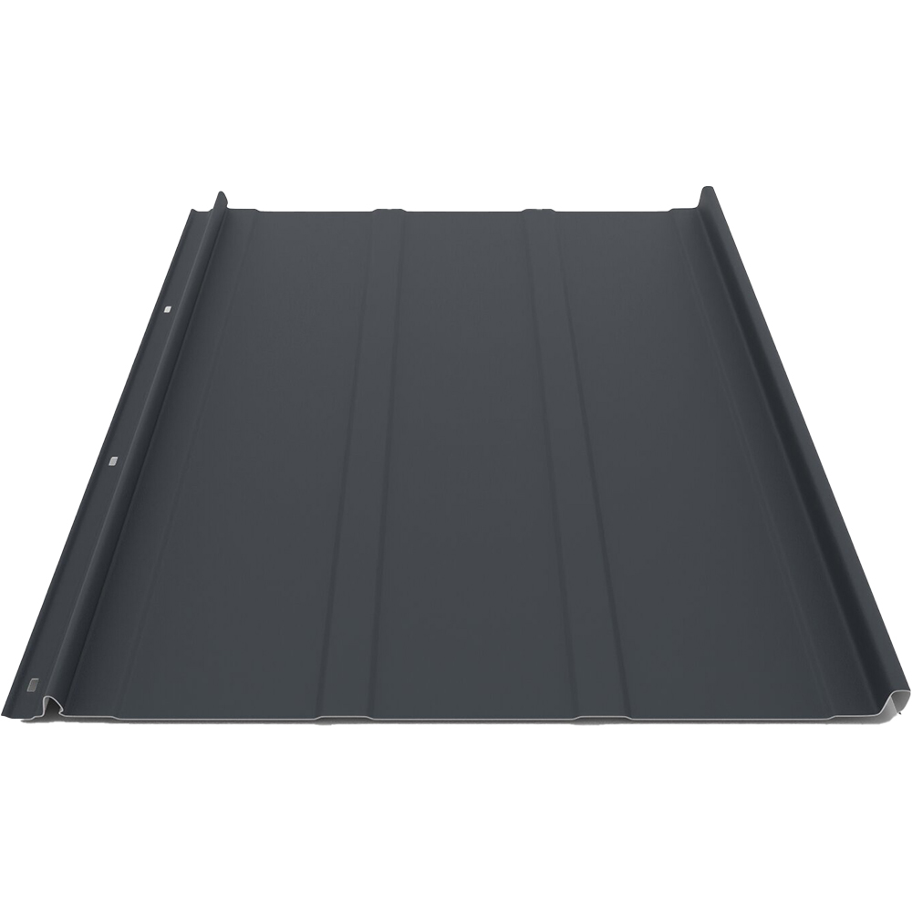 Panou Click Stripes, 0.5mm, 0.540m, gri mat, RAL 7016