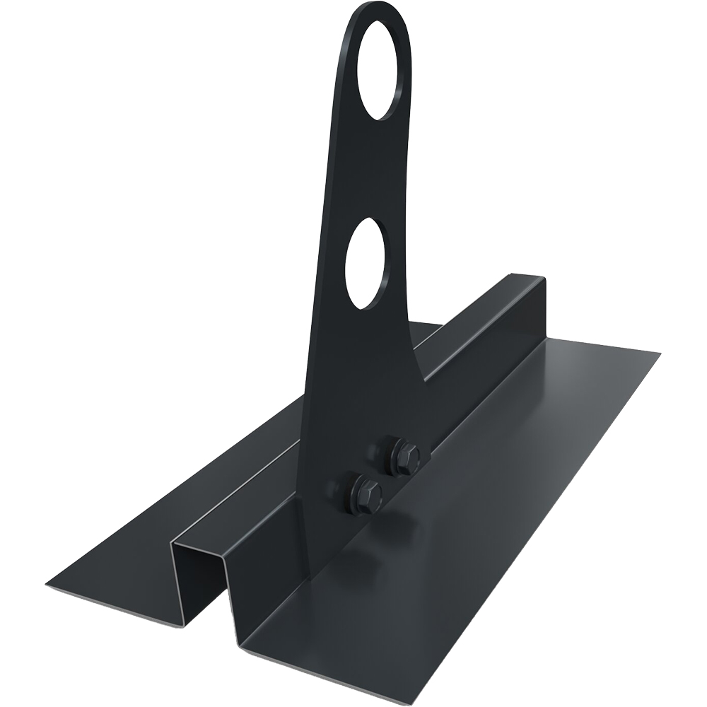 Consola parazapada dubla click Smart, RAL 7016 antracit