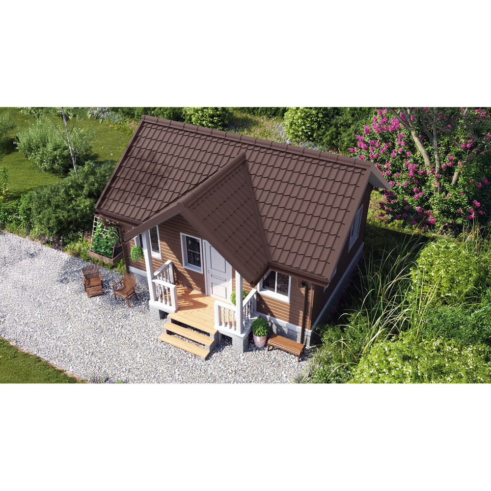 Placa metalica SMART Basic, maro mat (RAL 8017), 0.35 mm, 1.18 x 2.2 m, 2.60mp