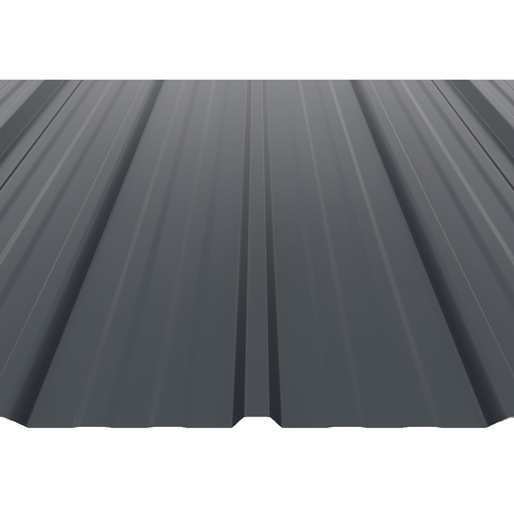 Tabla cutata H10 SMART, 0.25 mm, 2 x 0.915 m, gri, RAL 7016