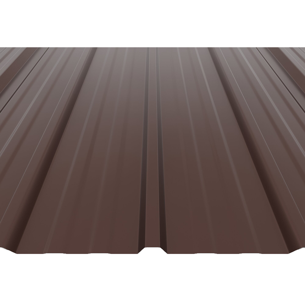 Tabla cutata H10 SMART, 0.25 mm, 2 x 0.915 m, maro, RAL 8017