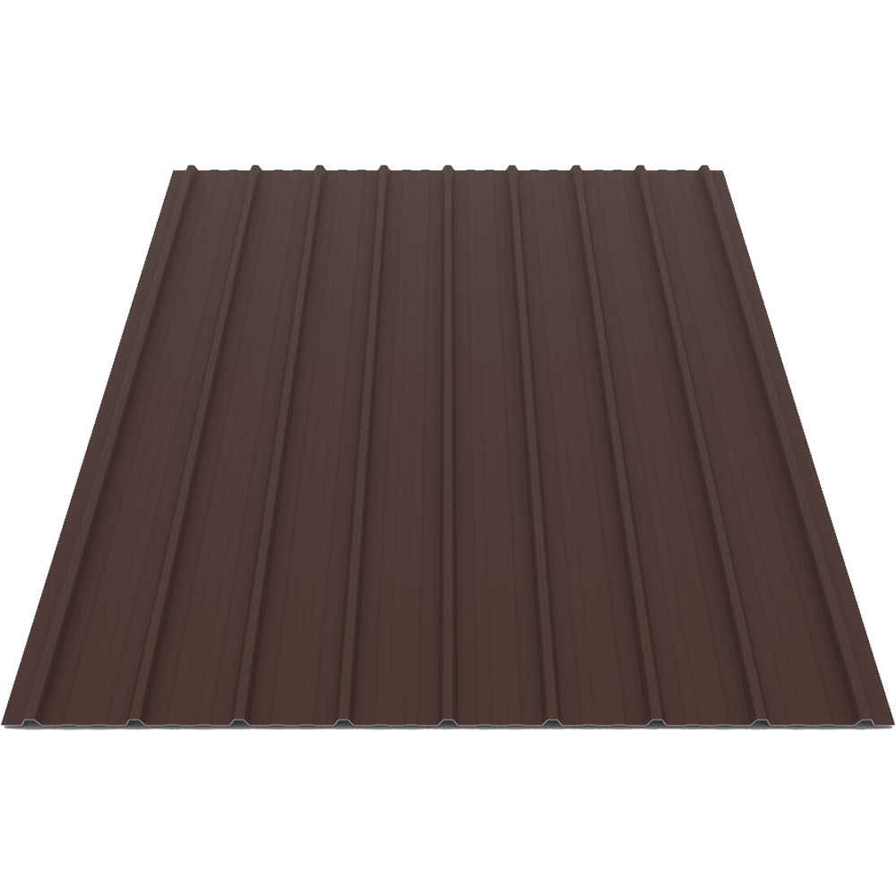 Tabla cutata H10 SMART, 0.3 mm, 0.915 x 2 m, maro, RAL 8017 mat