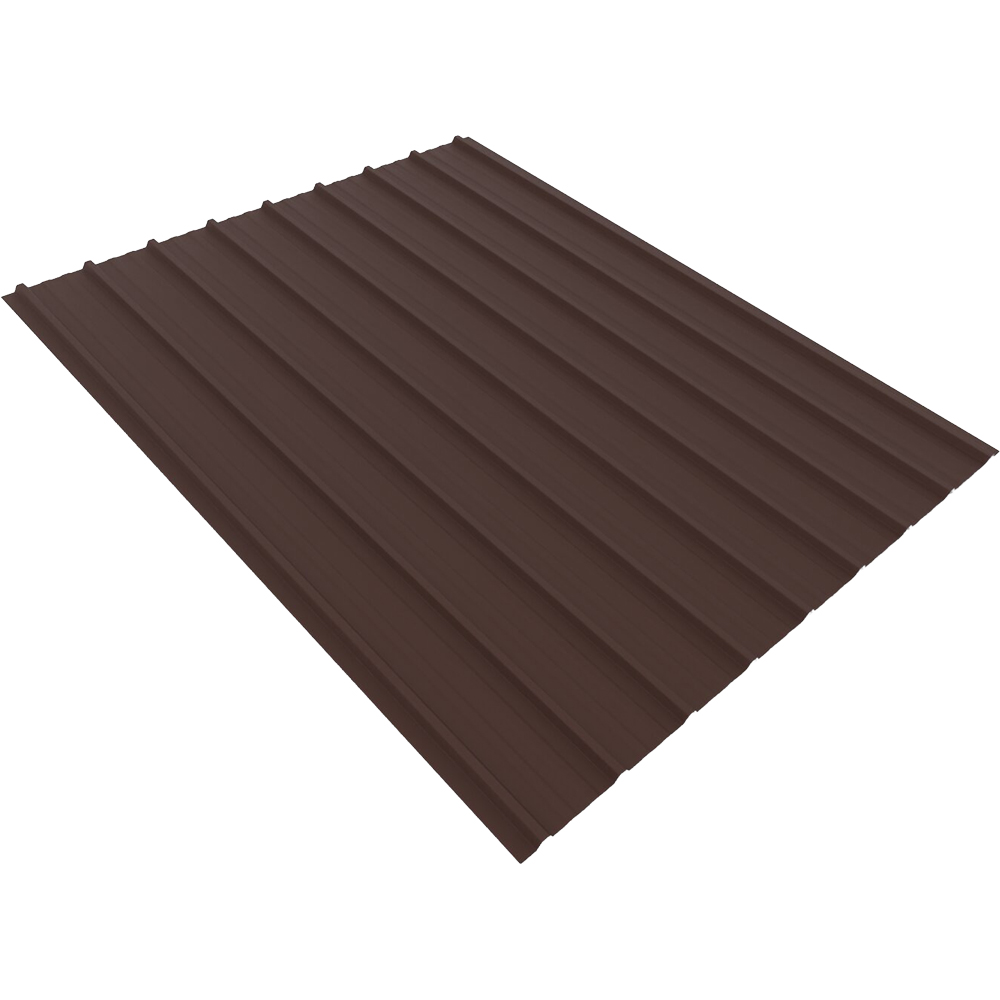 Tabla cutata H10 SMART, 0.3 mm, 0.915 x 2 m, maro, RAL 8017 mat