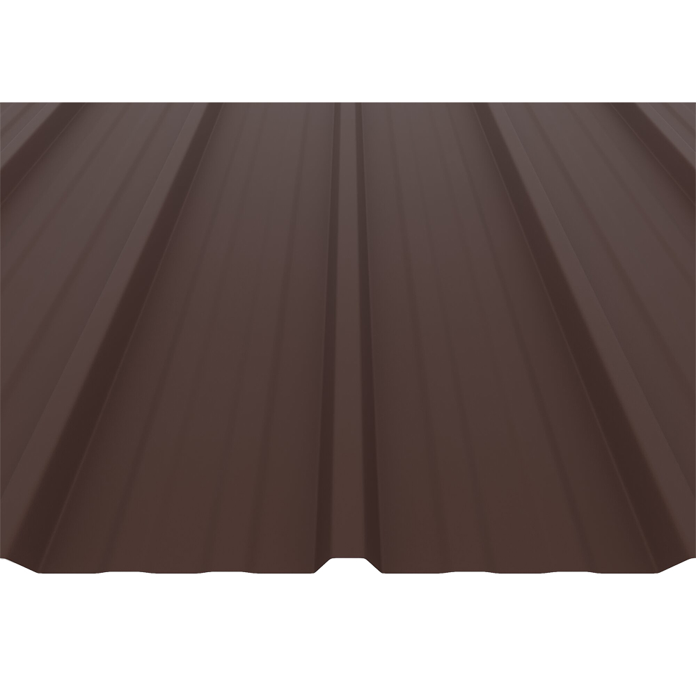 Tabla cutata H10 SMART, 0.3 mm, 0.915 x 2 m, maro, RAL 8017 mat