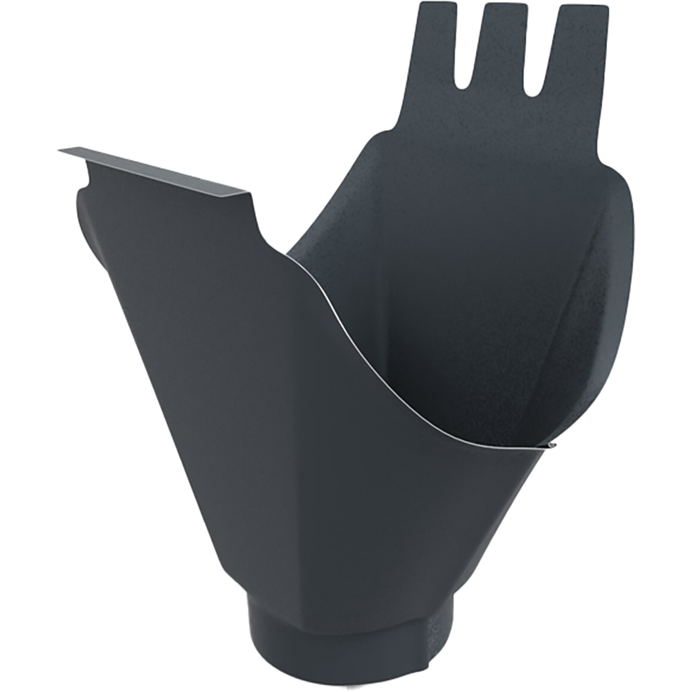 Racord jgheab-burlan SMART, D125 mm, gri antracit