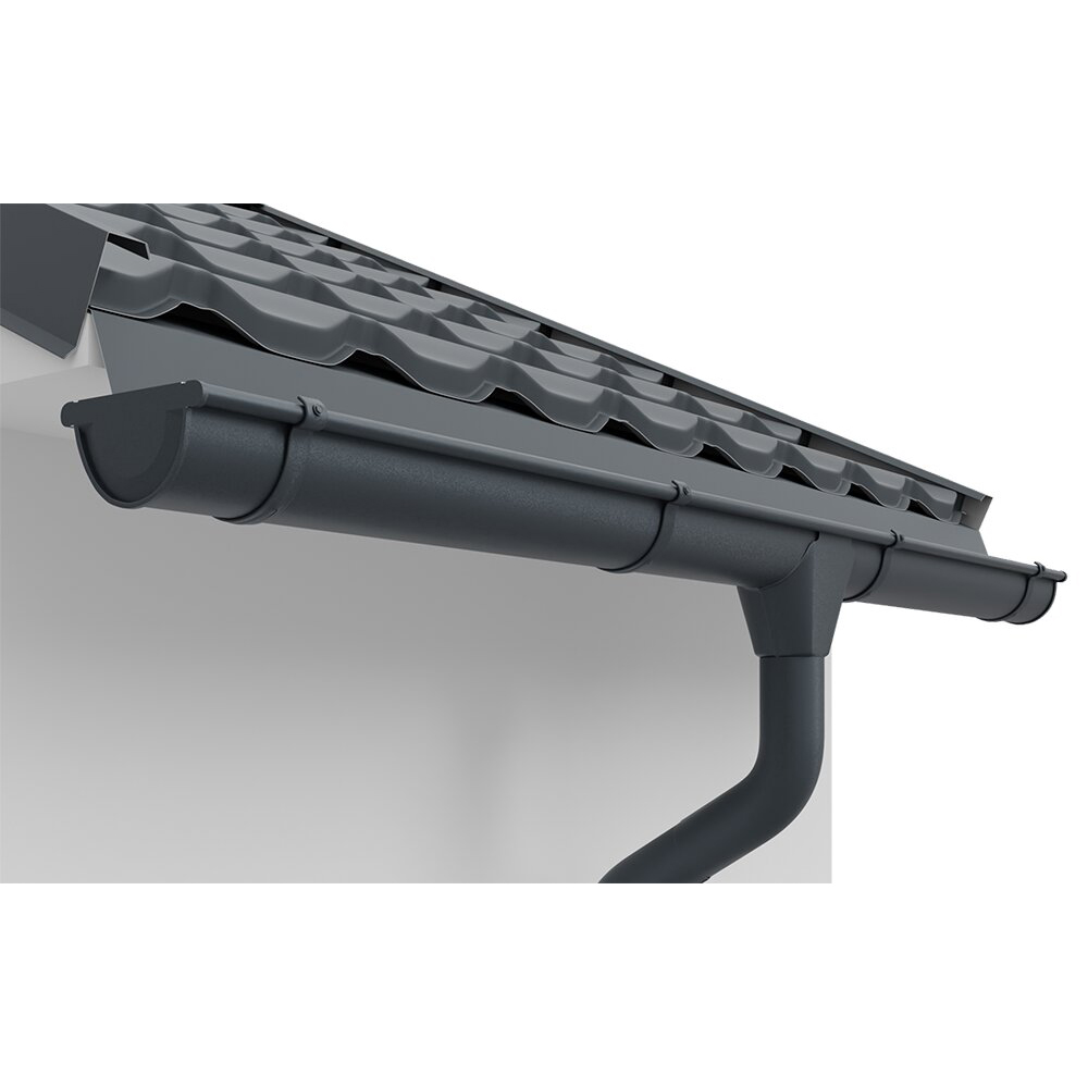 Cot evacuare SMART, D90 mm, gri antracit