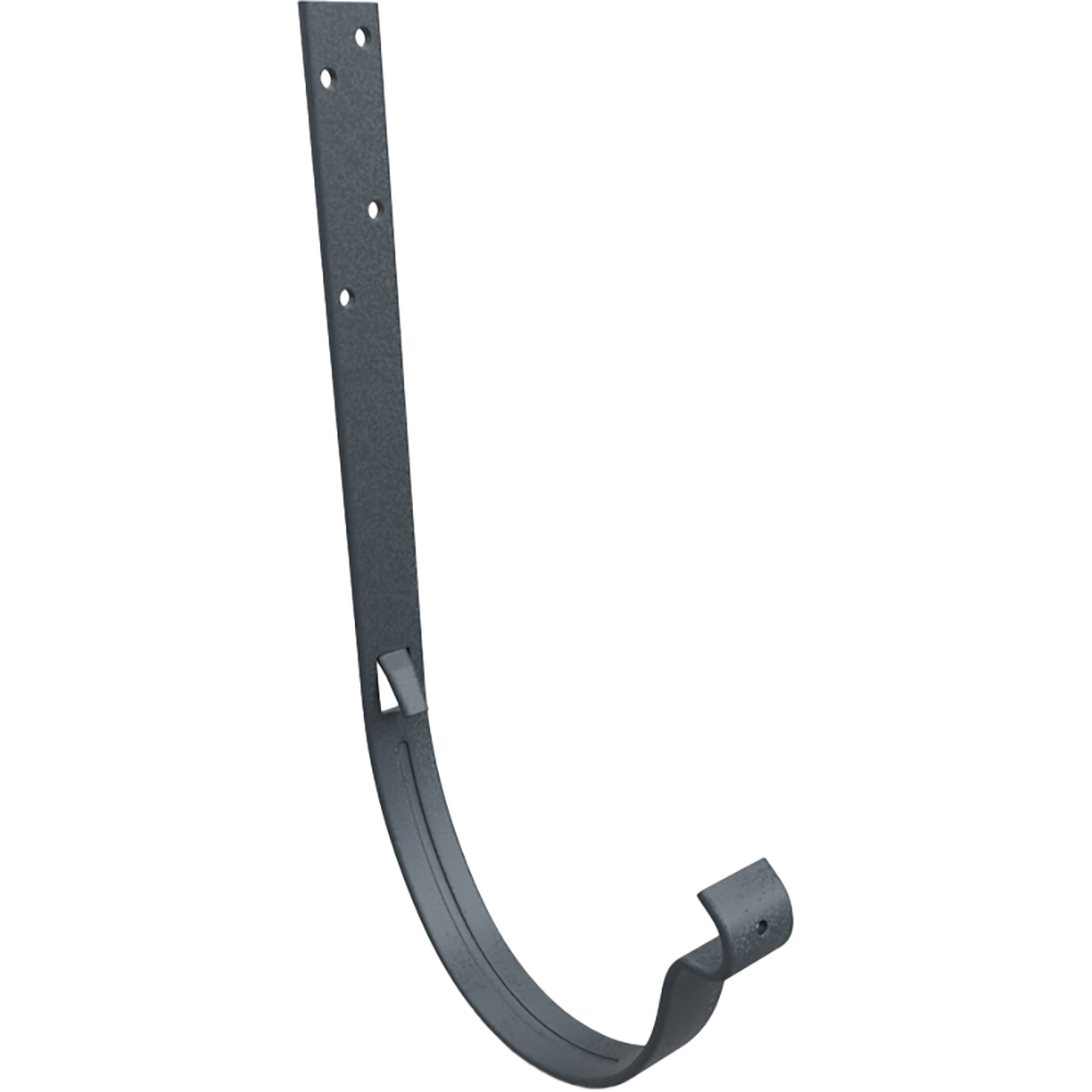 Carlig jgheab lung SMART, D125 mm, gri antracit
