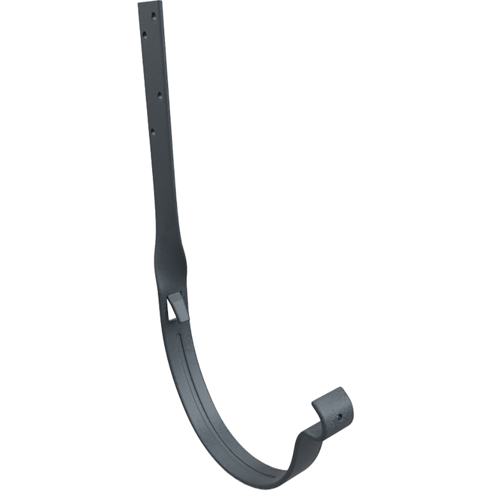 Carlig jgheab rasucit SMART, D125 mm, gri antracit