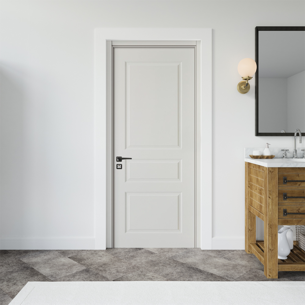 Usa interior SY2102, fara geam, reversibila, MDF, 60 x 204 cm, alb