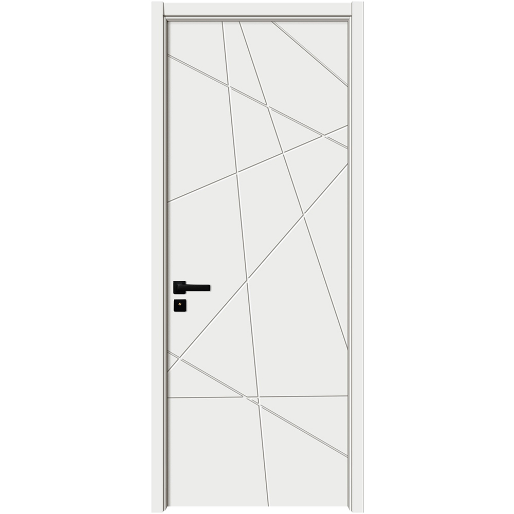 Usa interior KM343, fara geam, reversibila, MDF, 80 x 204 cm, alb