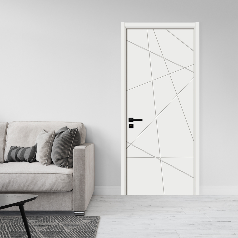 Usa interior KM343, fara geam, reversibila, MDF, 60 x 204 cm, alb