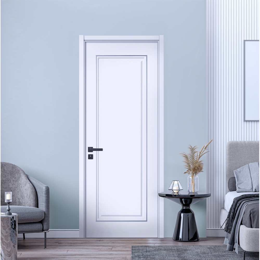 Usa interior KM460, fara geam, reversibila, MDF, 80 x 204 cm, alb