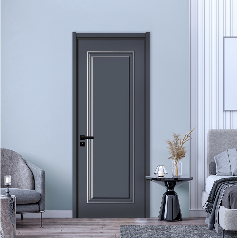 Usa interior KM460, fara geam, reversibila, MDF, 80 x 204 cm, antracit