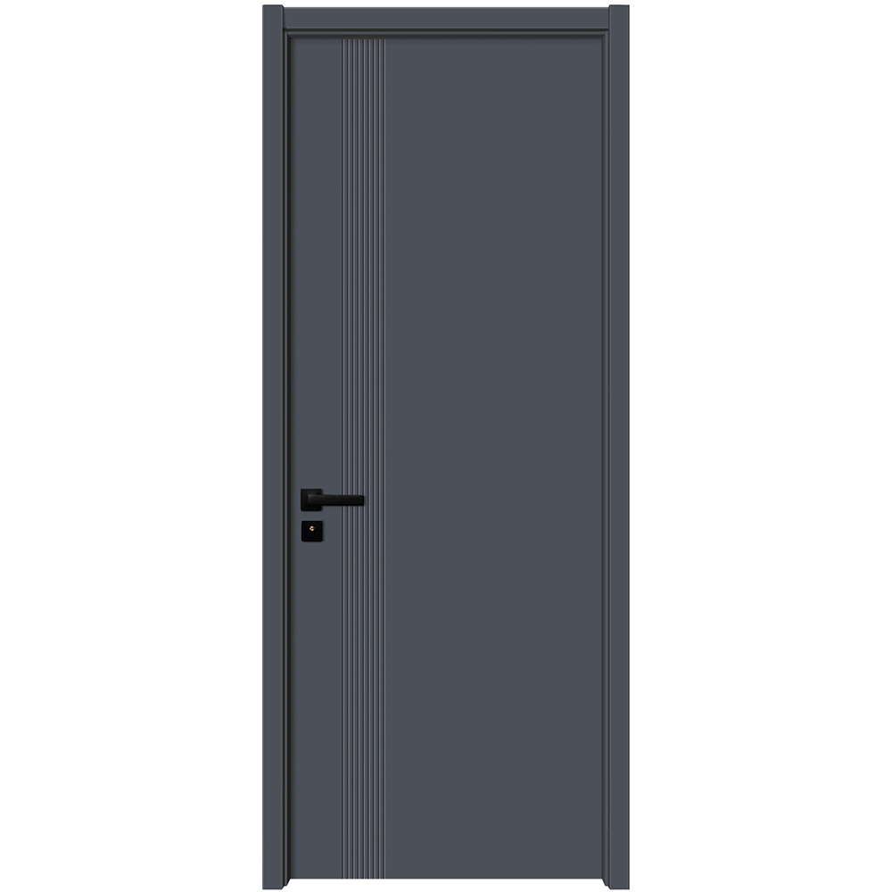 Usa interior KM507, fara geam, reversibila, MDF, 80 x 204 cm, antracit