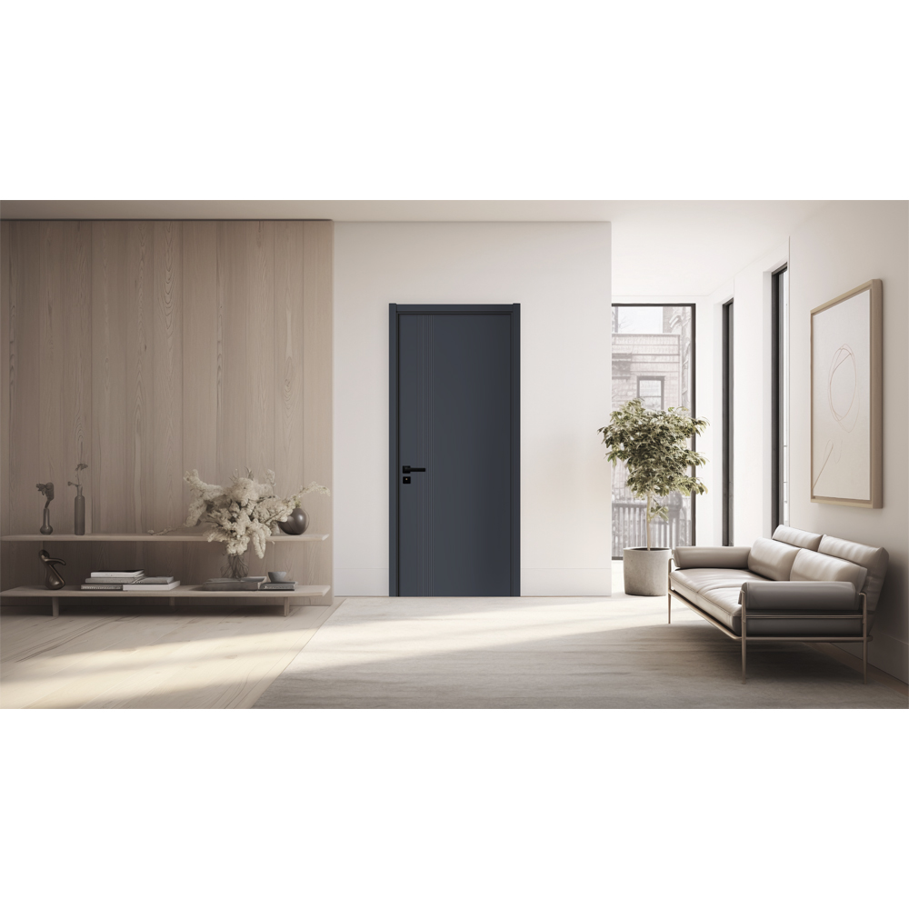 Usa interior KM507, fara geam, reversibila, MDF, 60 x 204 cm, antracit