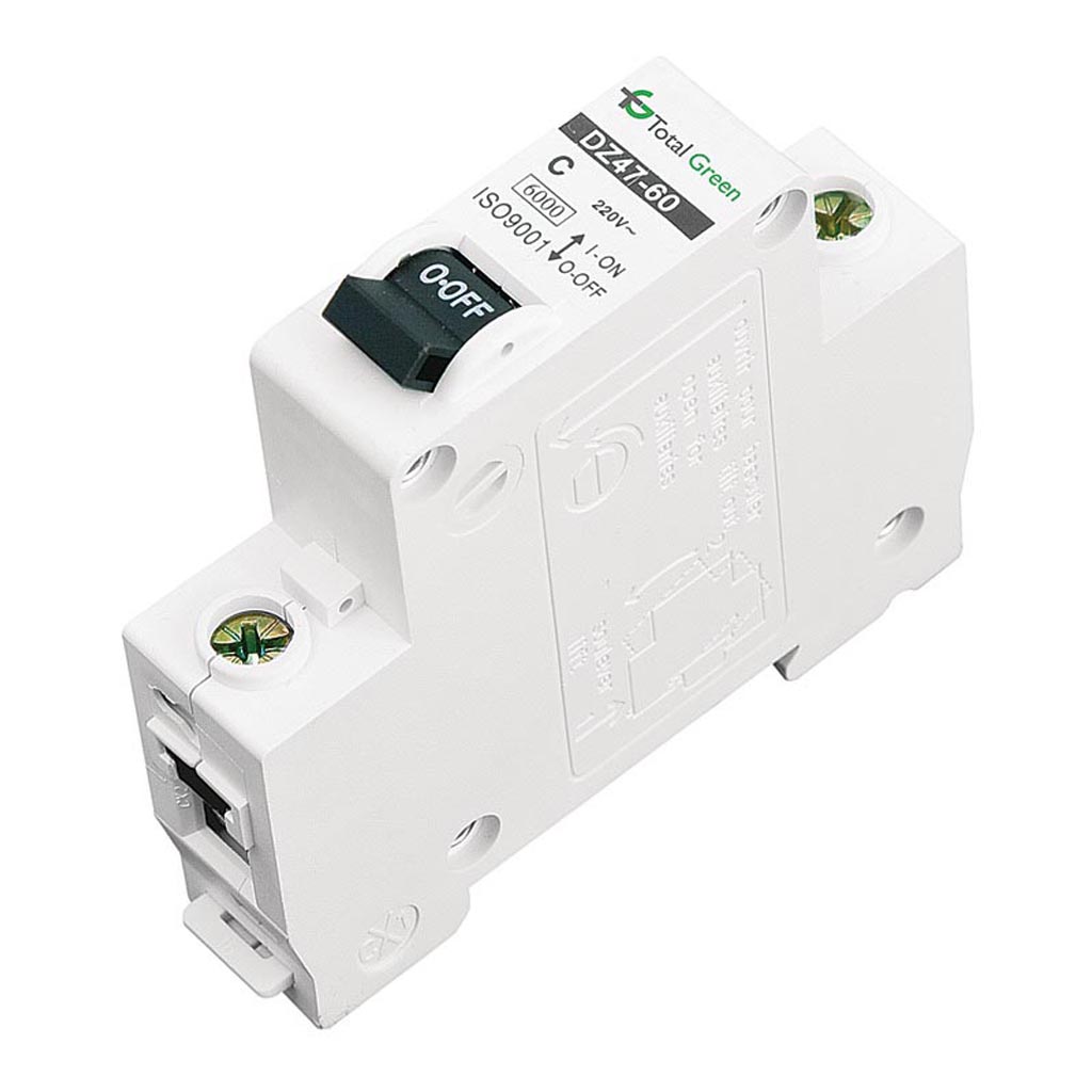 Disjunctor electric monopolar 32 A, 6 kA, 220 - 240 V, 50 - 60 Hz  Total Green