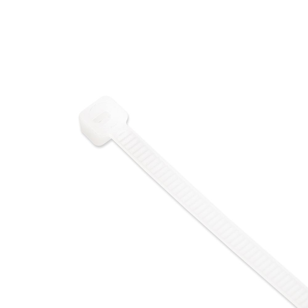 Colier cablu 200 X 3.6 mm, alb, set 100 bucati