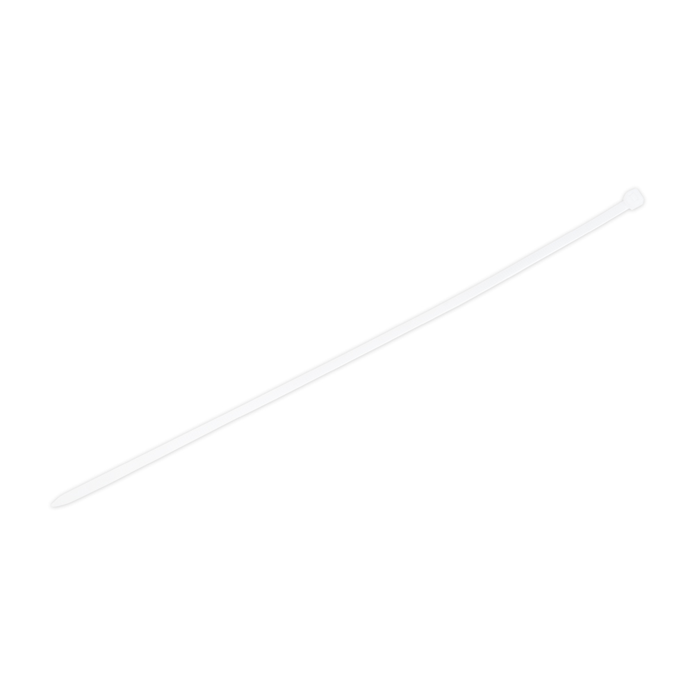 Colier cabllu  250X4.8 mm, alb, set 100 bucati