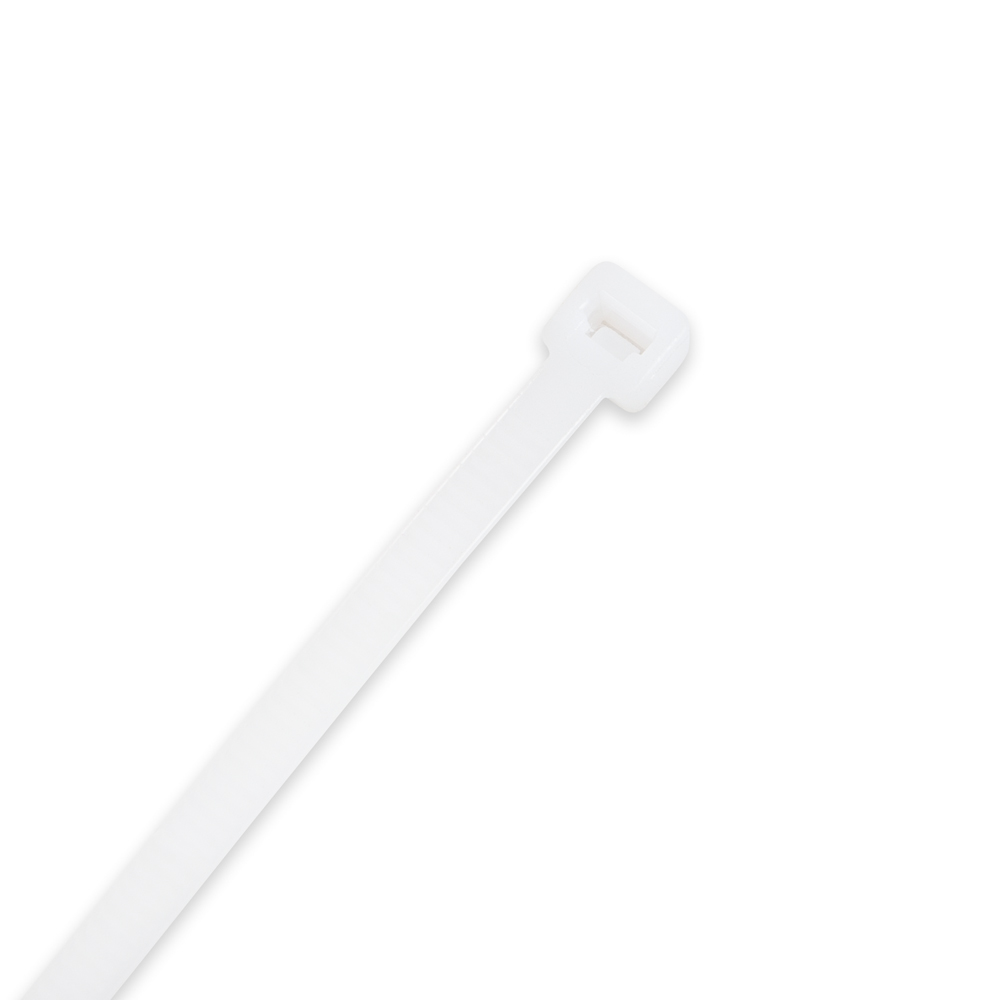 Colier cabllu  250X4.8 mm, alb, set 100 bucati