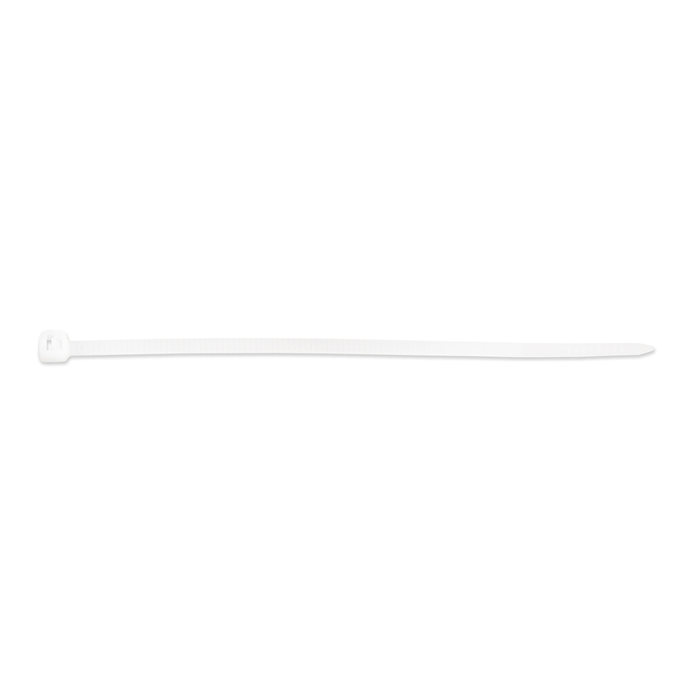 Colier cablu 100 x 2.5 mm, alb, set 100 bucati