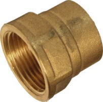 Racord filet interior, 15mm x 3/4", alama, auriu
