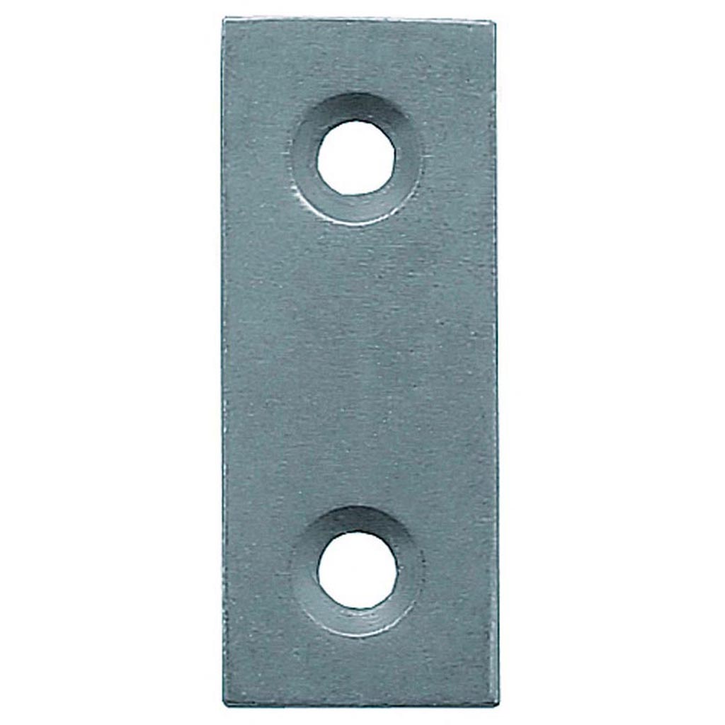 Placa fixare t1 60 x 16 x 2 mm zincat alb