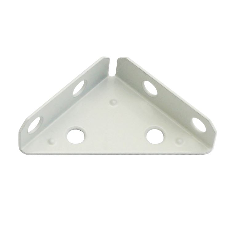 Coltar mobila, 50 x 50 x 15 mm, alb 