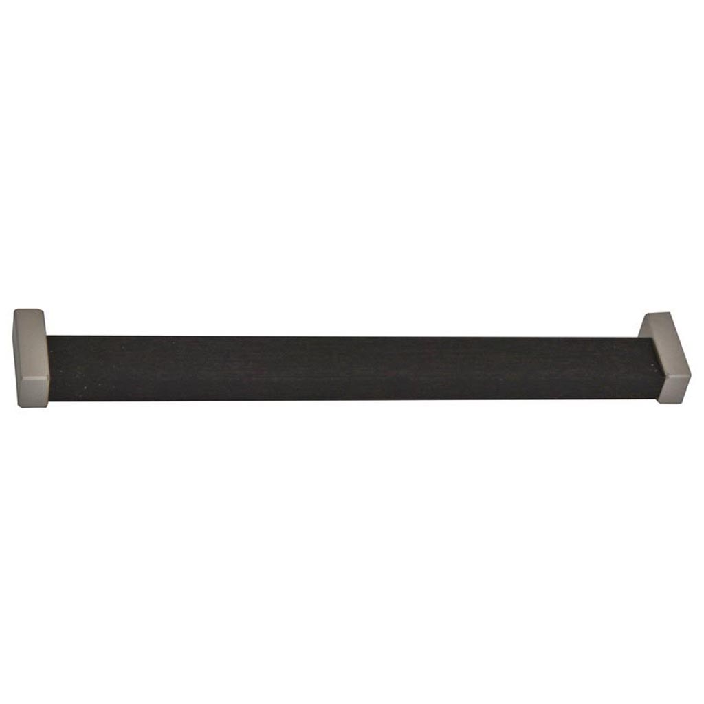 Maner mobila plastic nichel, filet gaura M4, 160 mm  