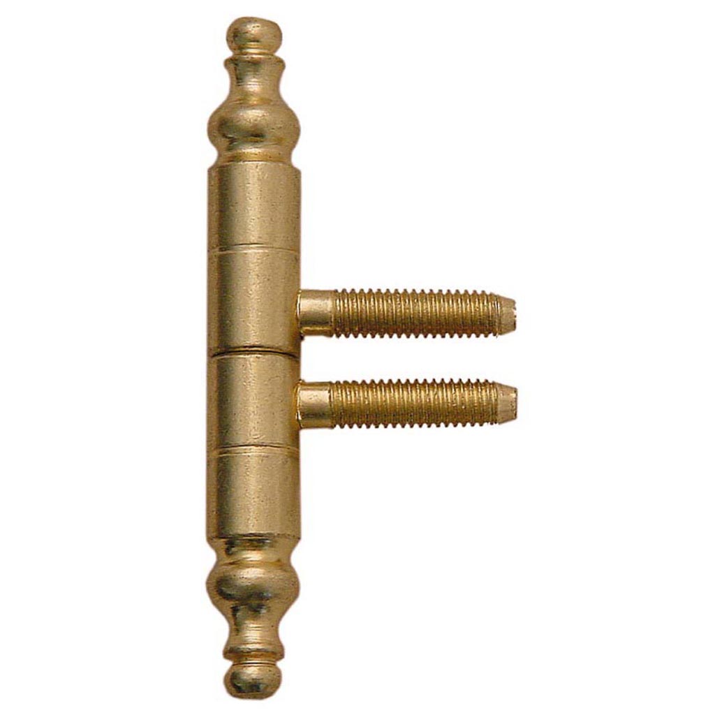Balama decorativa, otel, 48 mm, 2 bucati, galben 