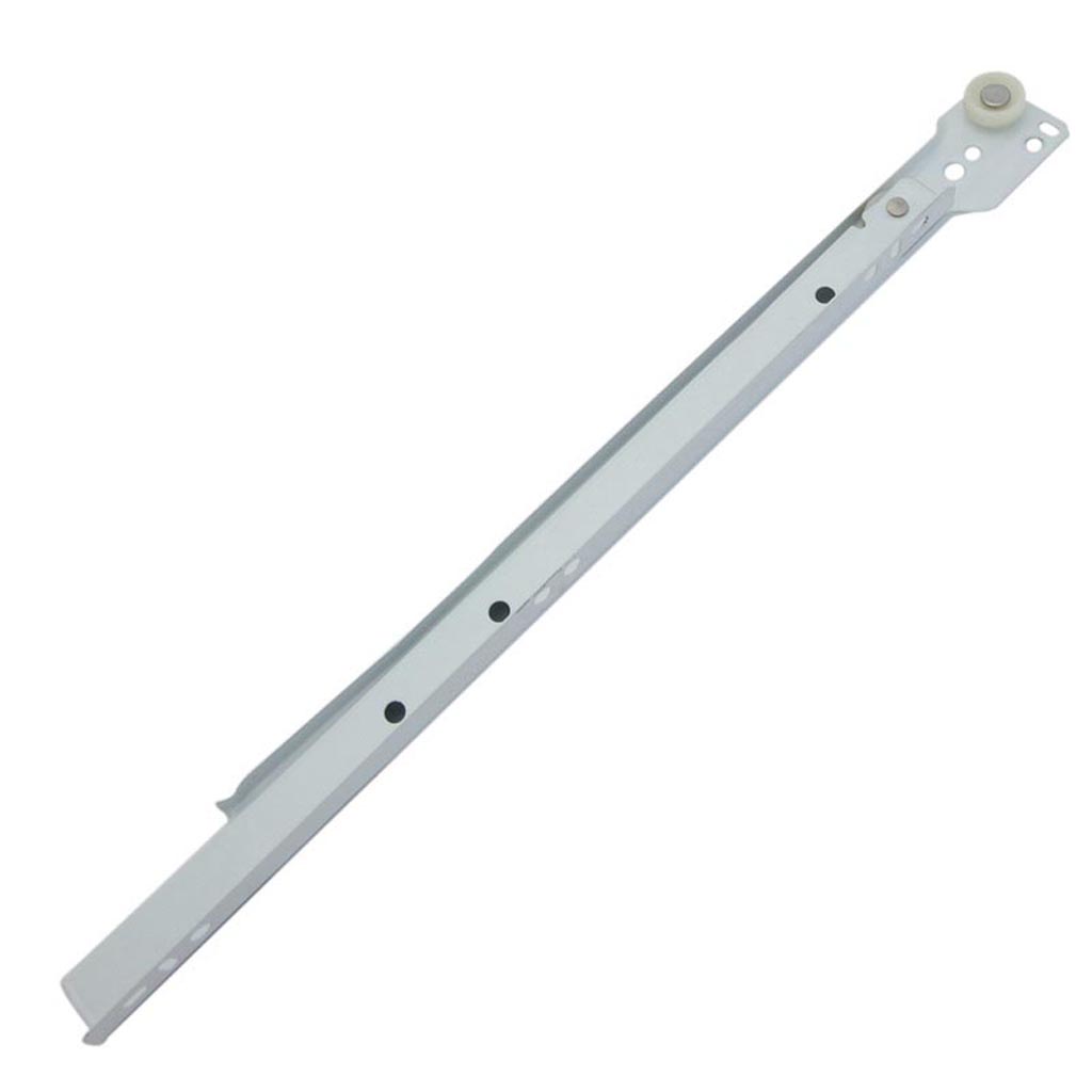 Sina glisare sertare, otel, 40 cm, alb