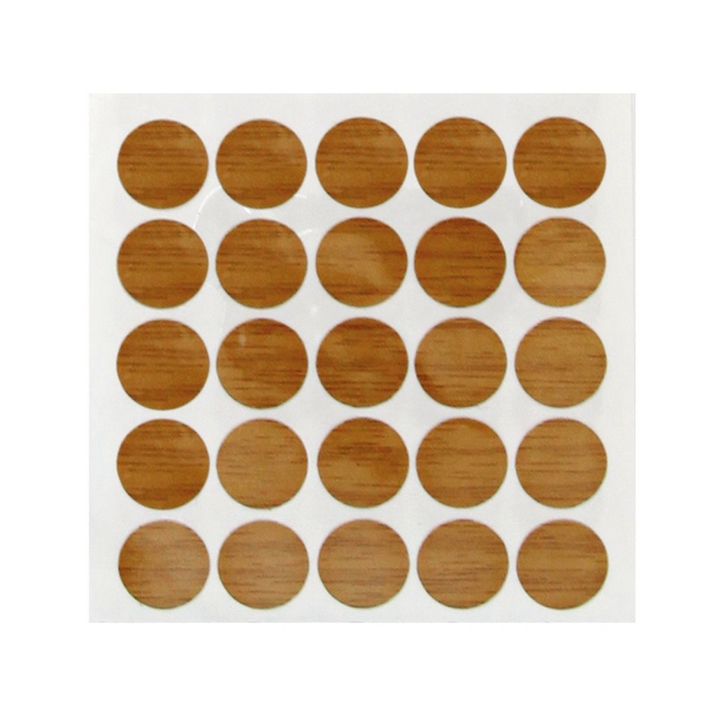 Capac mascare autoadeziv SEA, 12mm, stejar, 100 buc