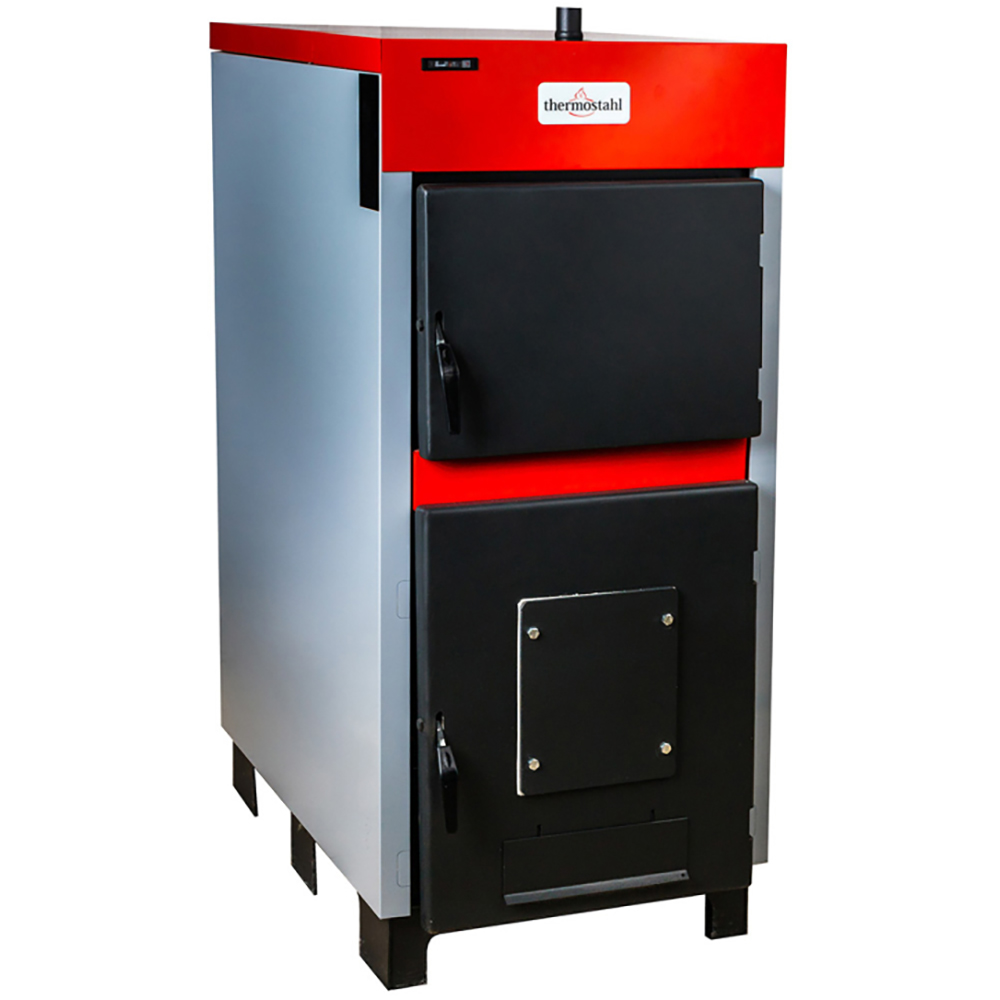 Cazan combutibil solid Thermostahl Ecowood Standard ECW 30, 30 kW, 53 x 106 x 119.5 cm