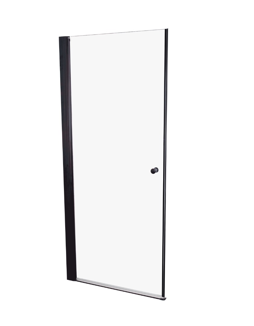 Usa dus batanta SANOTECHNIK Sanoflex BD90, aluminiu, 90 x 195 cm, sticla securizata 6mm, profil negru