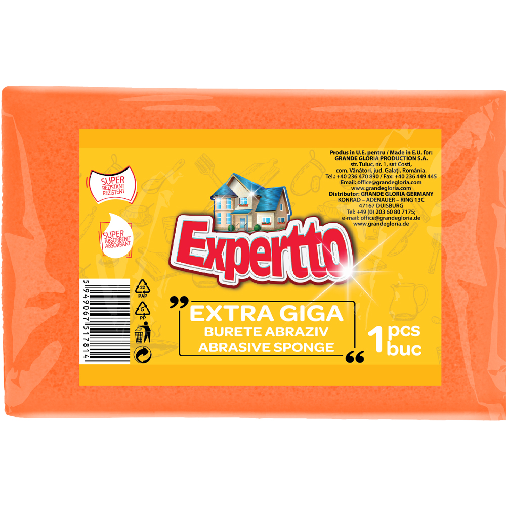 Burete de vase EXPERTTO Extra Giga, 1 bucata