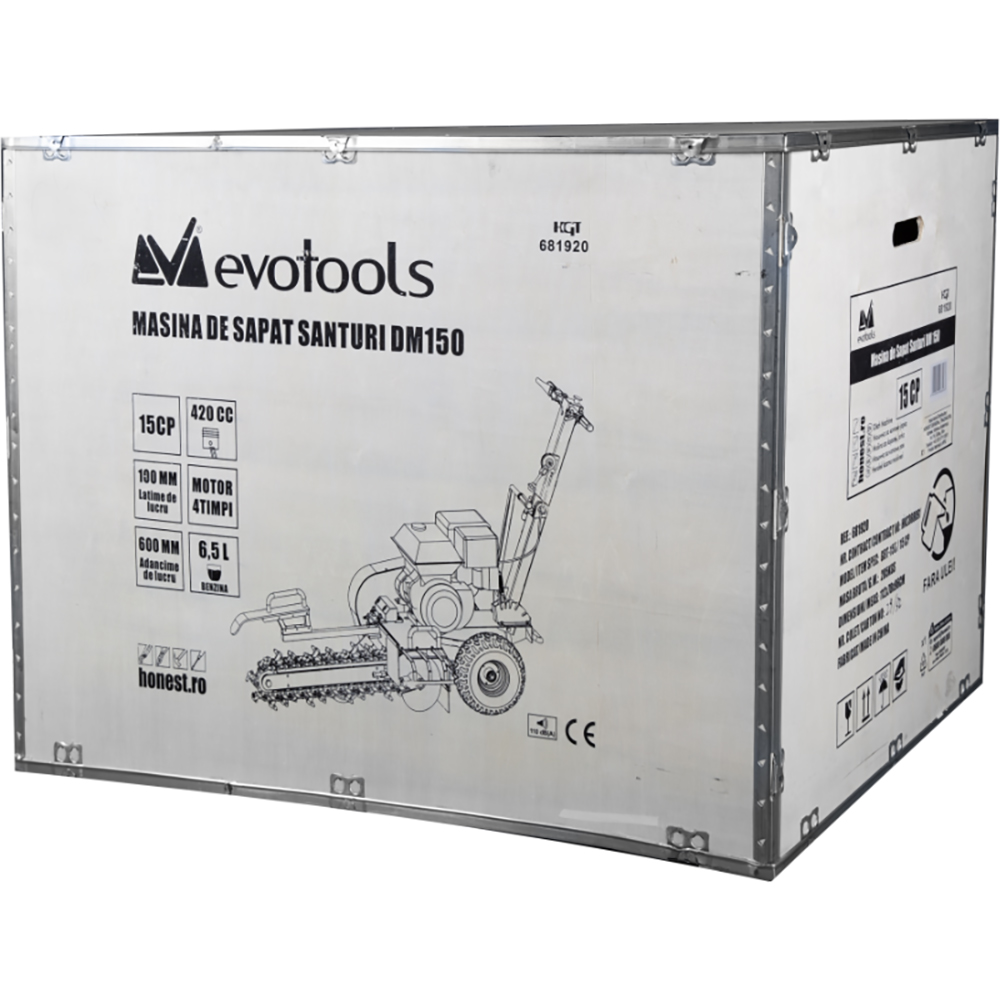 Masina de sapat santuri Evotools DM150, 4 timpi, 15CP, 420CC