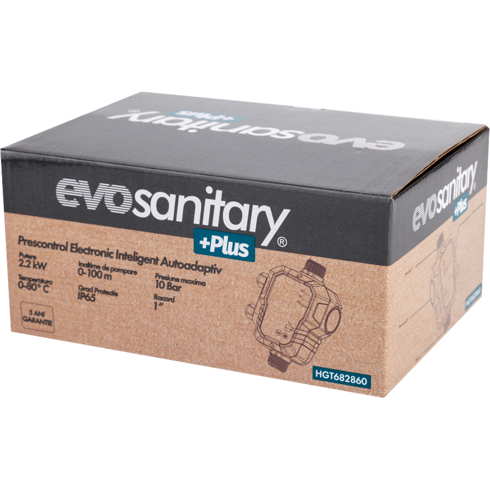 Prescontrol electronic inteligent autoadaptiv EVOTOOLS, 10 bar, 1", ABS