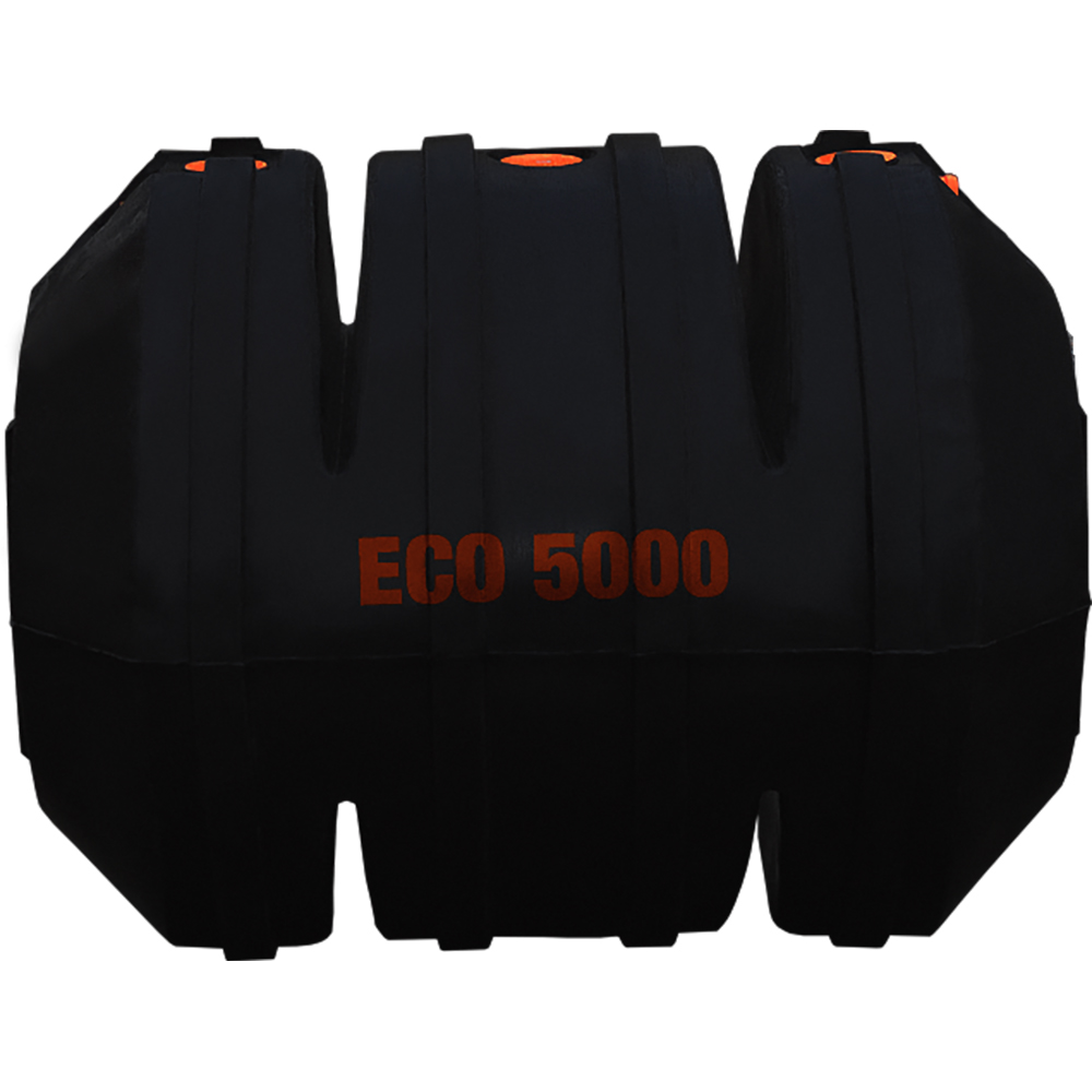 Fosa septica ECO-TAD, tricamerala, 5000L, negru + kit drenaj